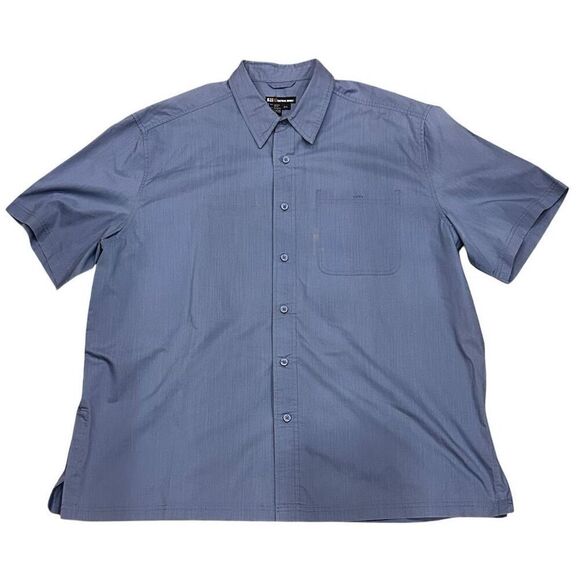 5.11 Tactical Men's 2XL blue Short Sleeve Concealed Carry Shirt - Picture 1 of 3
